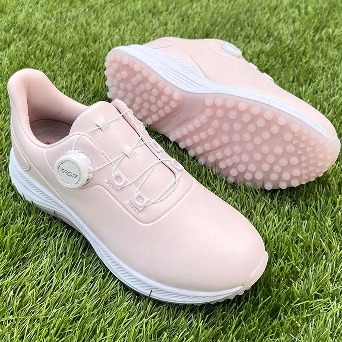 Zapatos de Golf de Cuero Impermeables para Mujer