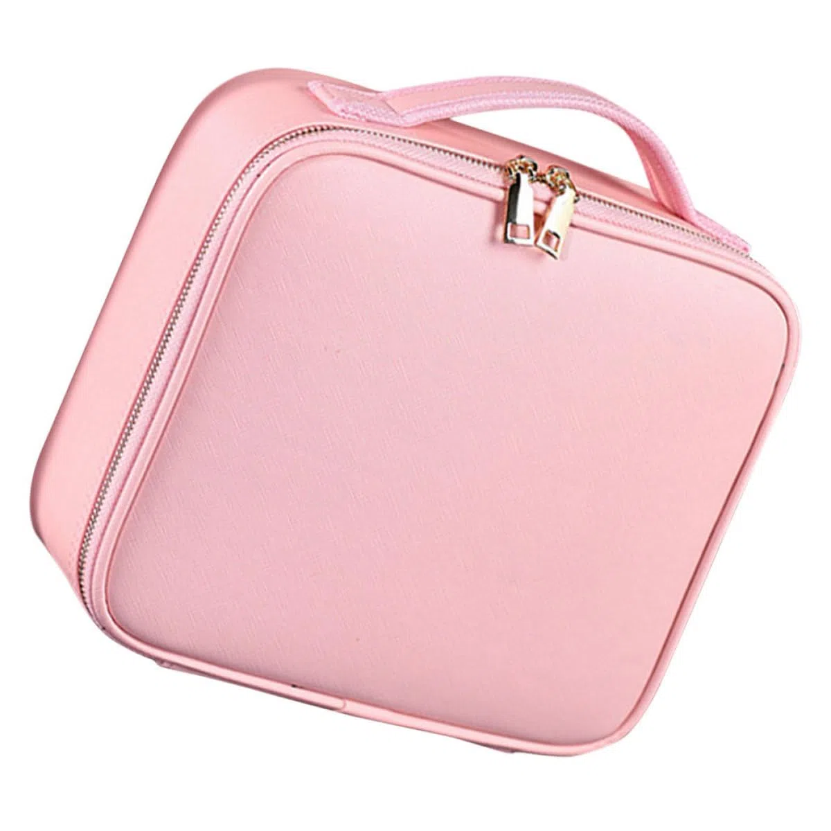 Gatuida Bolsa de Cosméticos Mediana con Compartimentos Ajustables Organizador de Maquillaje Portátil para Viaje Gran Capacidad para Herramientas de Belleza y Aseo Personal