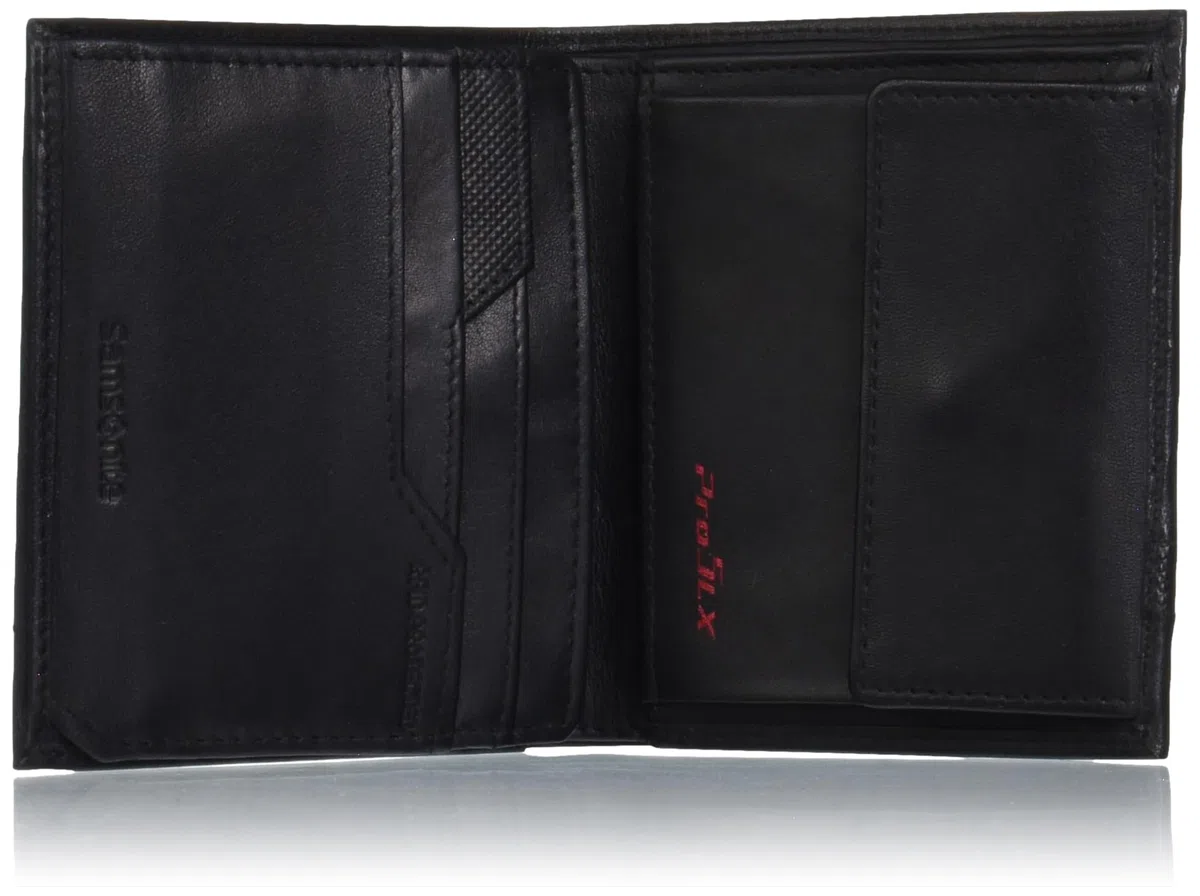 Samsonite Pro -DLX 5 SLG - billetera, 11.7 cm, negro (negro)
