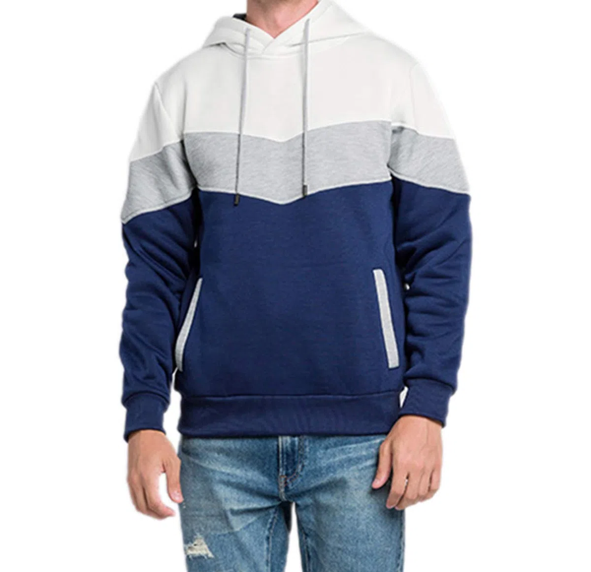 Huazhu Sudadera con capucha y cordón para hombre, estilo casual, con capucha, con bolsillo