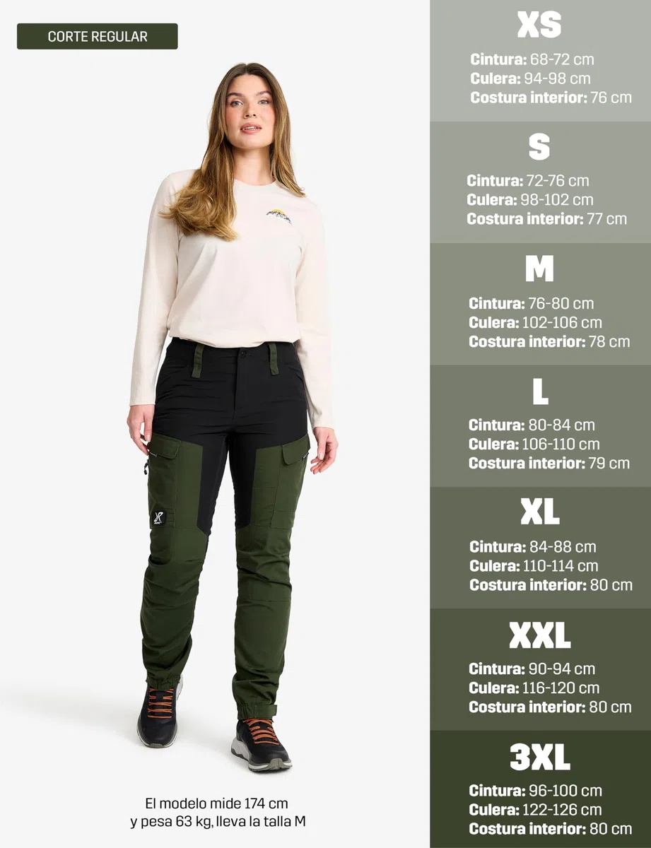 RevolutionRace RVRC GP Pants para Mujer, Pantalones Cargo, Senderismo