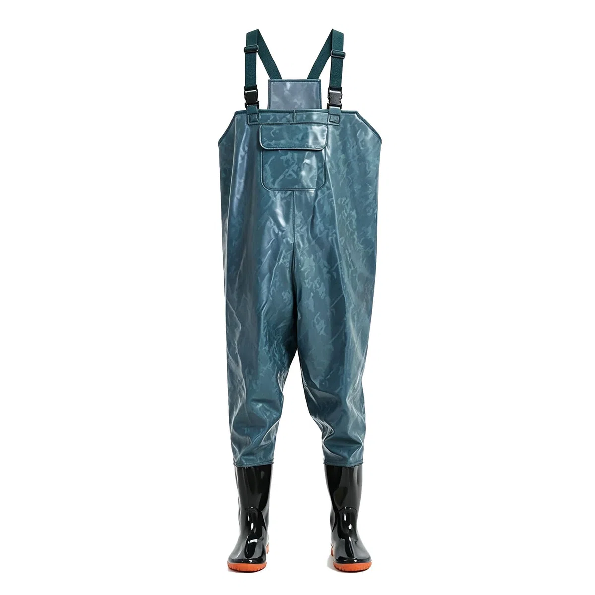 Vadeadores de Pesca para Hombres PVC Vadeadores de Pesca con Botas de Antideslizante con Correa Ajustable Impermeables Transpirables Tallas 38-47 para la experiencia de aventura al aire libre