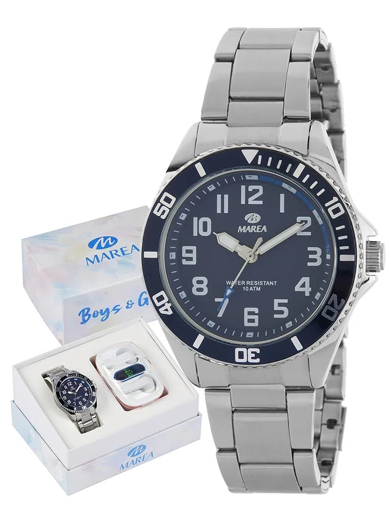 Marea Reloj Infantil B41361/3 Comunión y Auriculares Bluetooth