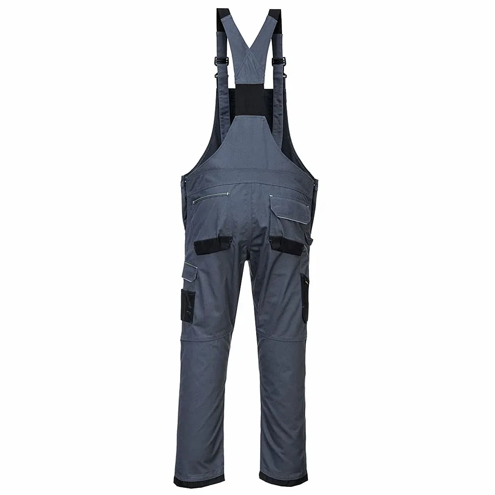 Portwest Peto De Trabajo Pw3, Tamaño: XXL, Color: Gris/Negro, PW346ZBRXXL