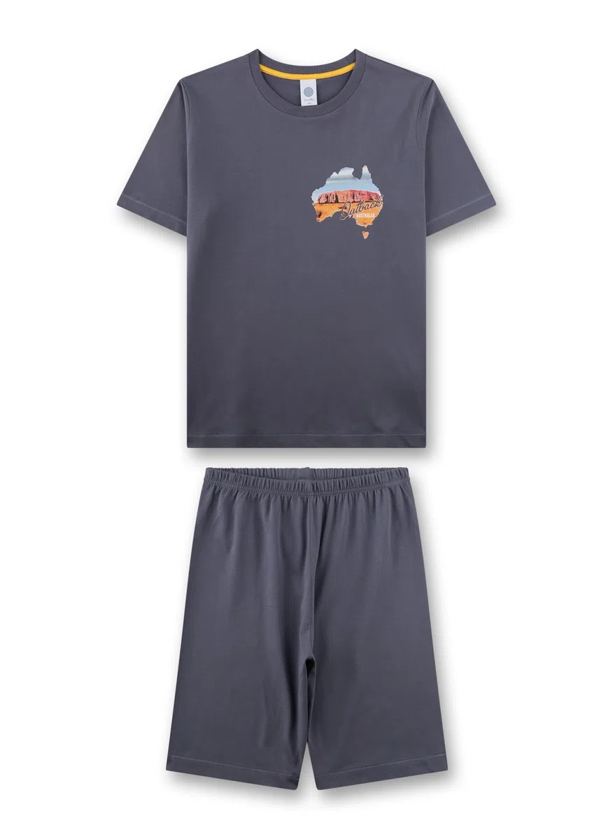 Sanetta 246054 Juego de Pijama, Turquesa, 128 cm para Niños