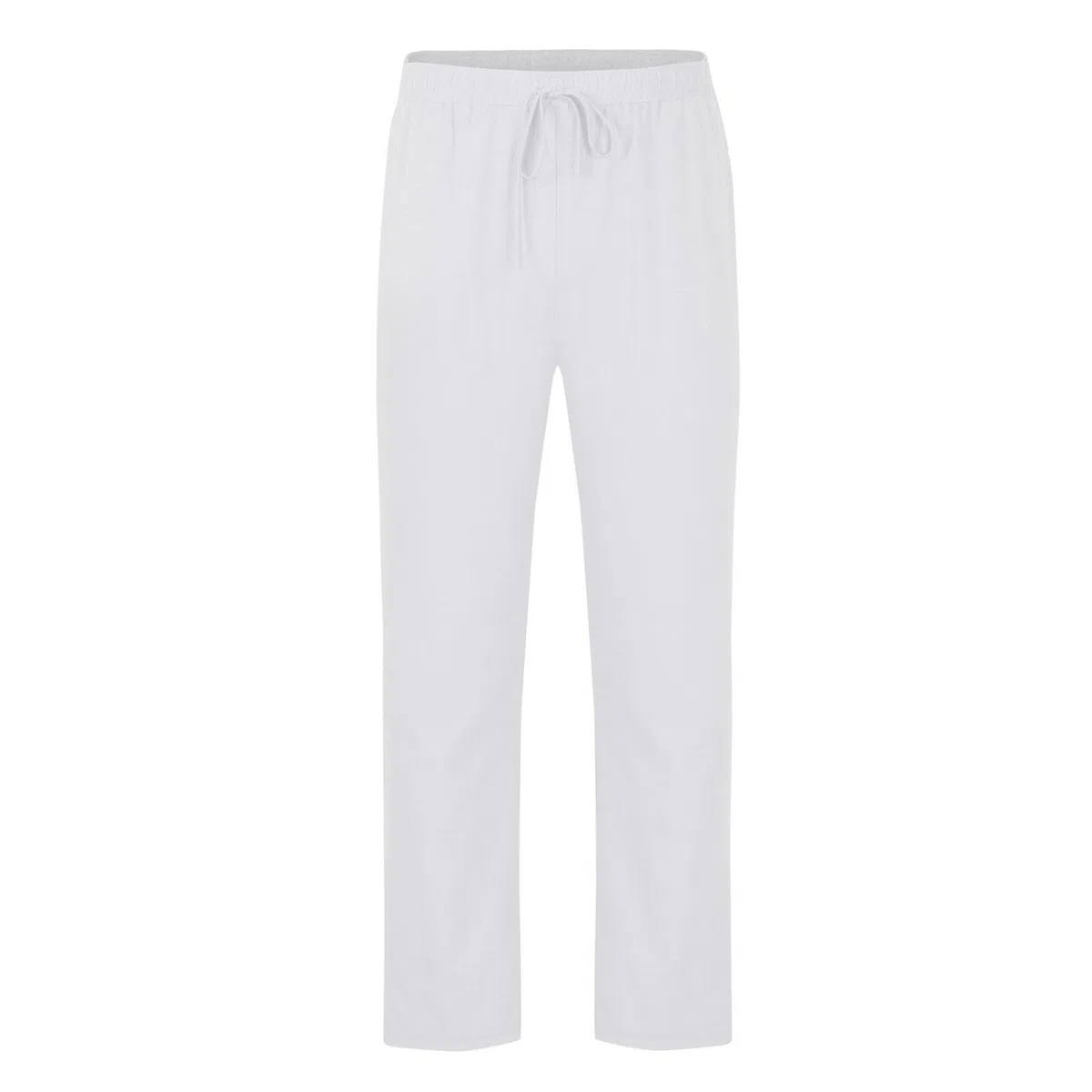 Traje de ocio para hombre de verano, traje de jogging de 2 piezas, tela de lino, transpirable, traje de casa, cuello redondo, camiseta de manga larga y holgado, traje de ocio para camping, casa