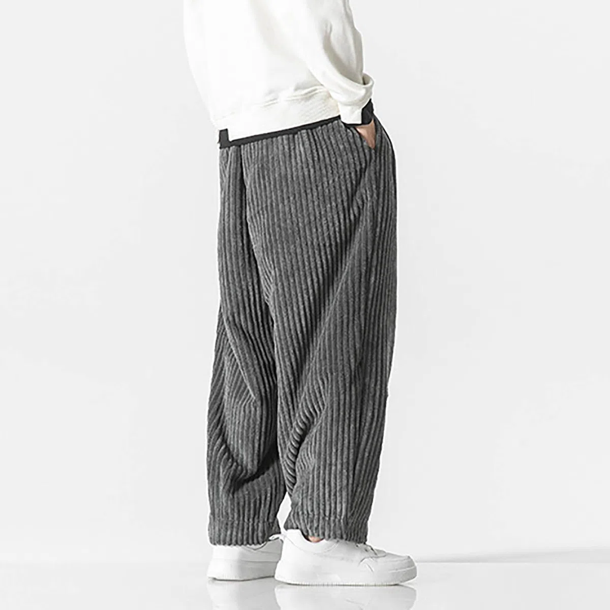 Pantalón de algodón de lino para hombre Chino Jogging Cargo Deporte Fitness Entretenimiento Todas las Temporadas Vacaciones Trabajo Tendencia Playa A63