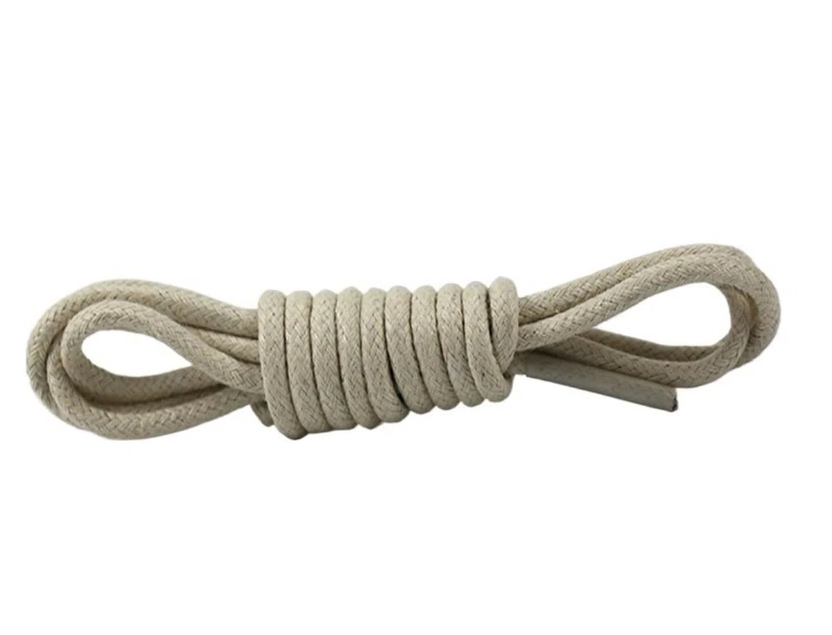 Cordones de zapatos planos, 1 par de cordones de cuero, cordones encerados de algodón, cordones de cuero redondos for zapatos, botas, cordones de zapatos unisex(Red,120cm)
