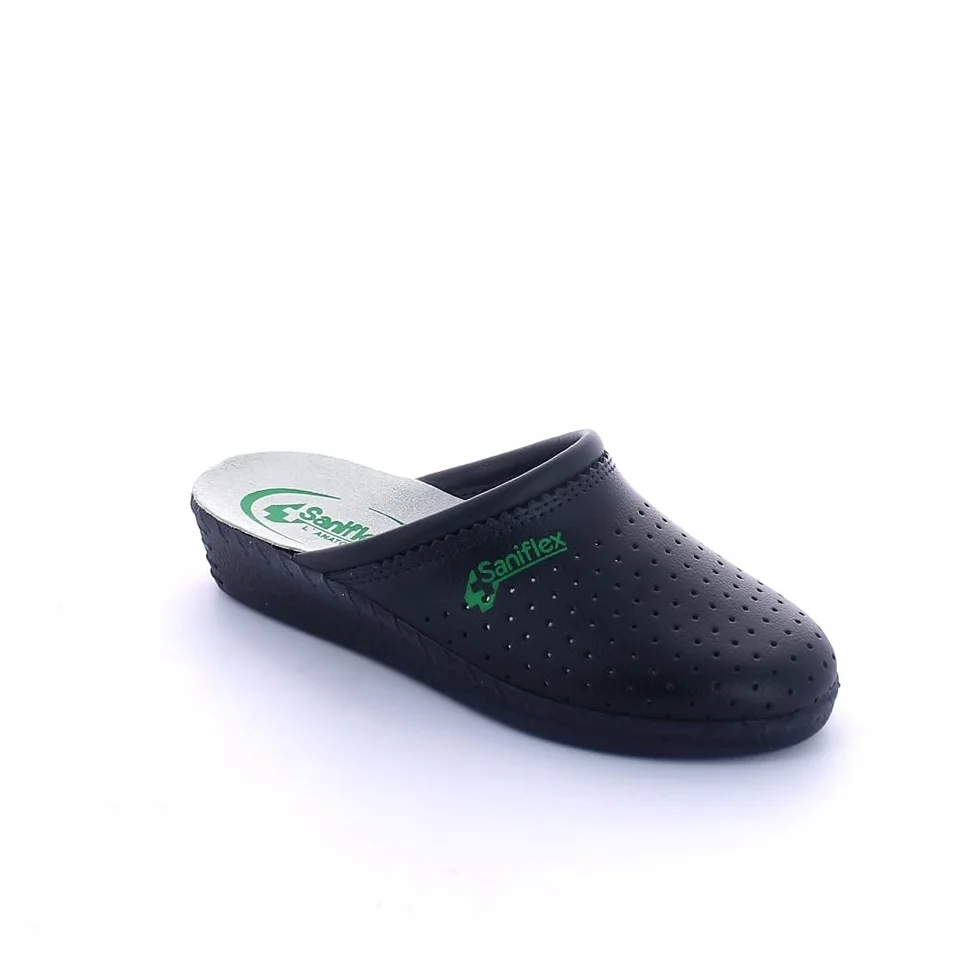 841-1 Médico Certificado Zuecos Mules Zapatillas Zapatos de Cuero, Mujer