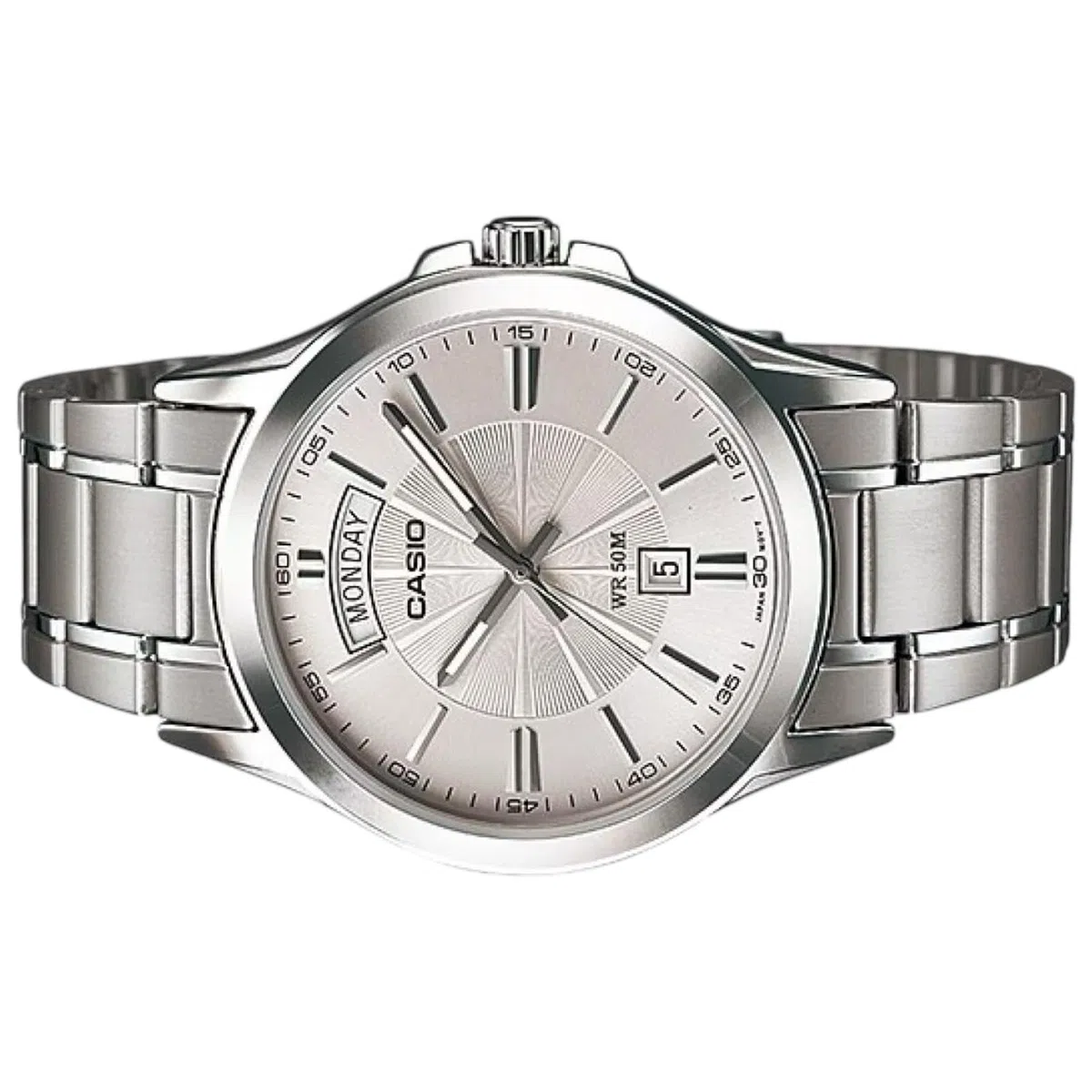 CASIO MTP-1381D-7AVDF - Reloj analógico, Hombre, Color Plata