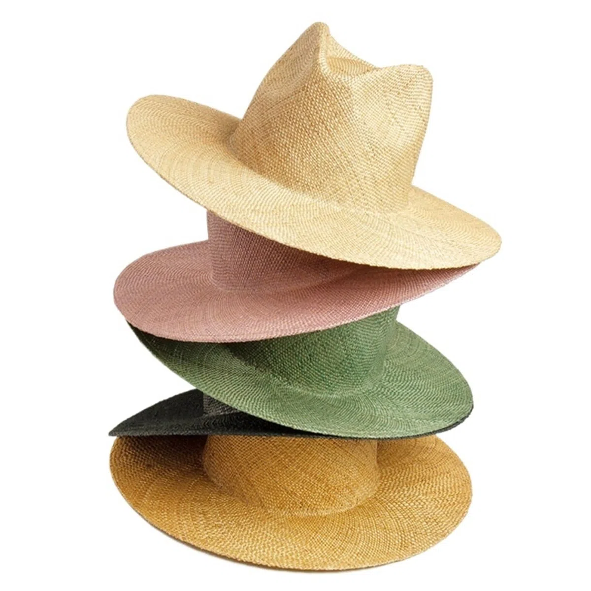 Sombrero Paja Sombrero Fedora de Paja ala Ancha Trenza Fina Hierba Preciosa Verano for Mujer Moda Jazz Playa Panamá Kentucky Derby | Natural