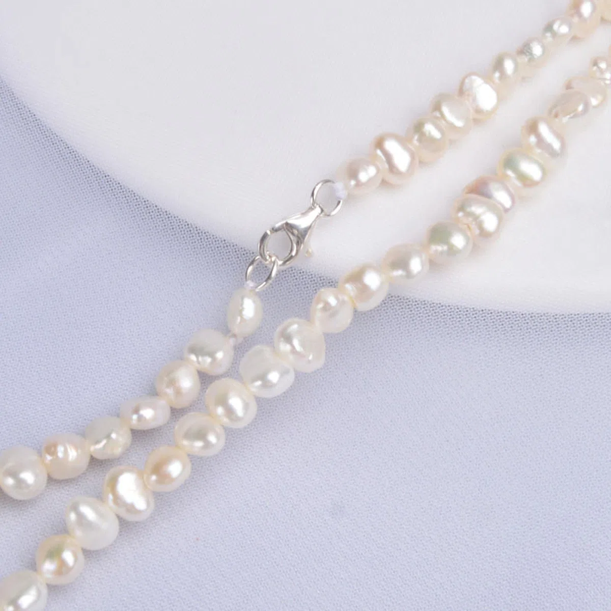 Collar Largo De Perlas De Agua Dulce Naturales para Mujer, Regalo, Múltiples Formas De Llevar Joyería De Cadena De Suéter