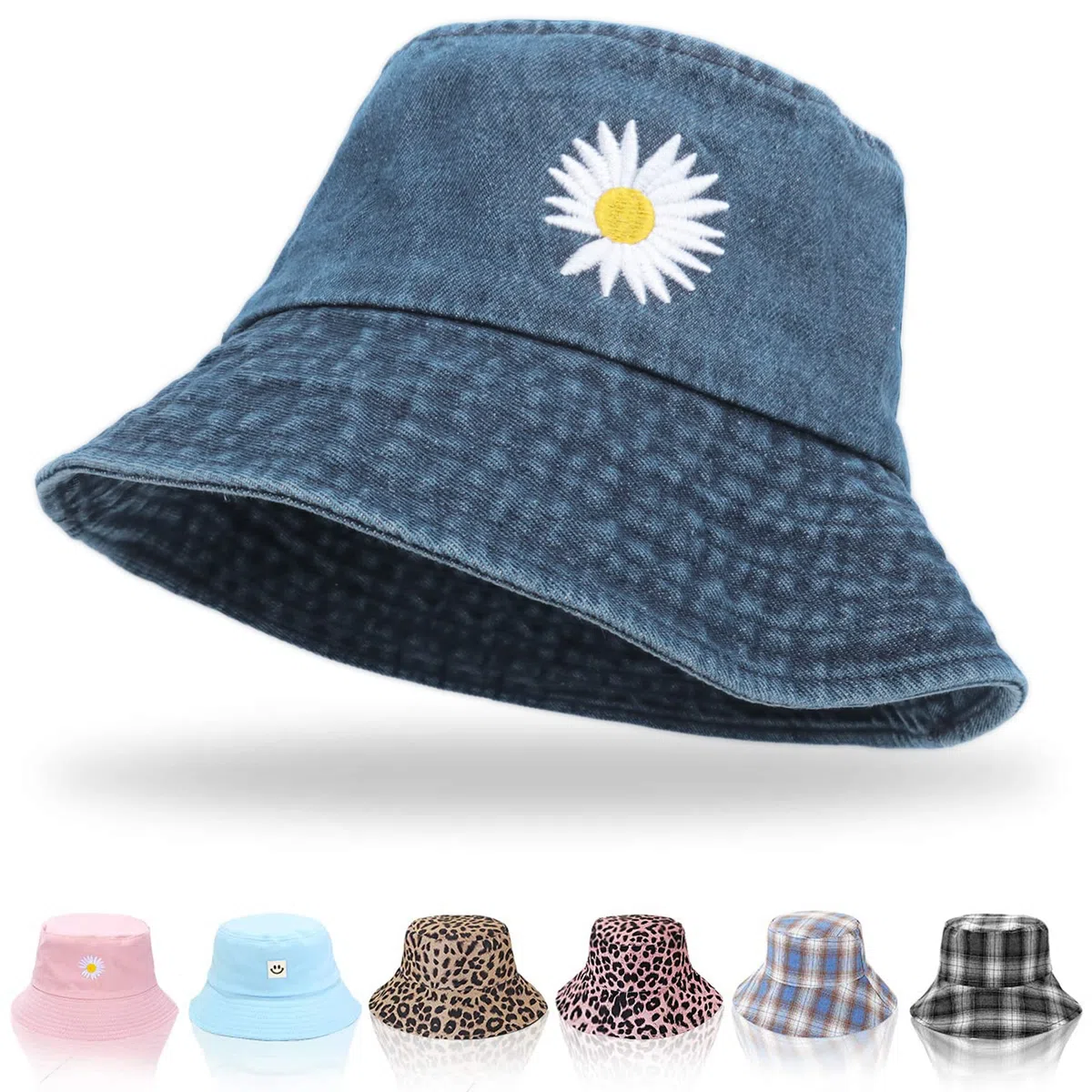 Feng Shui， Sombreros de Pescador para Mujer - Sombreros de Sol de Playa de Verano de algodón Reversible Sombrero de Pescador Plegable para Viajes Playa Senderismo Reino Unido