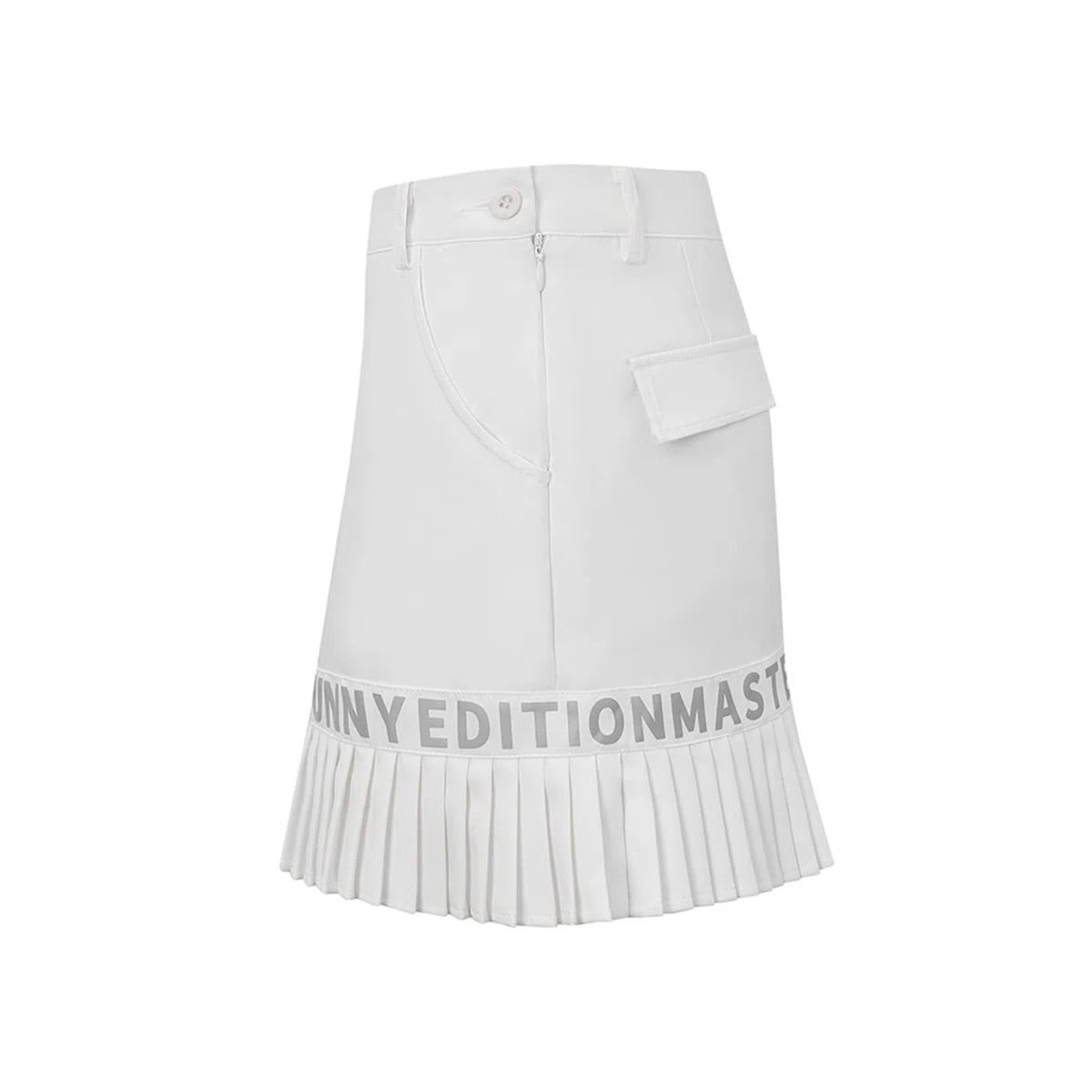 Falda de tenis para primavera y verano para mujer, falda de golf cómoda y transpirable, blanco, 44
