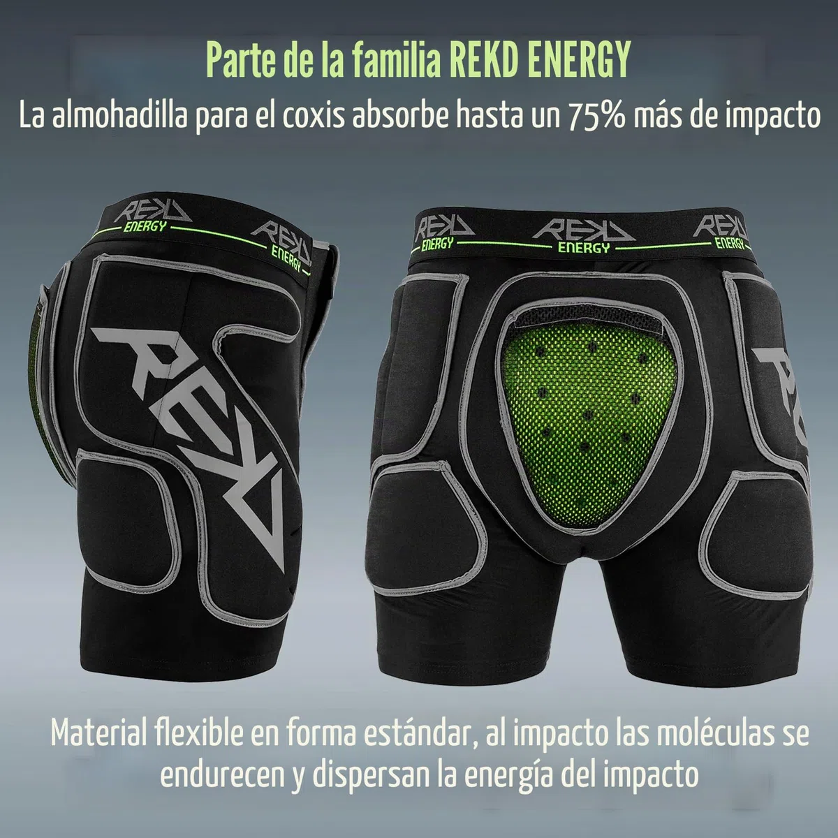 Rekd Energy Impact Shorts - Pantalón Corto Unisex Adulto