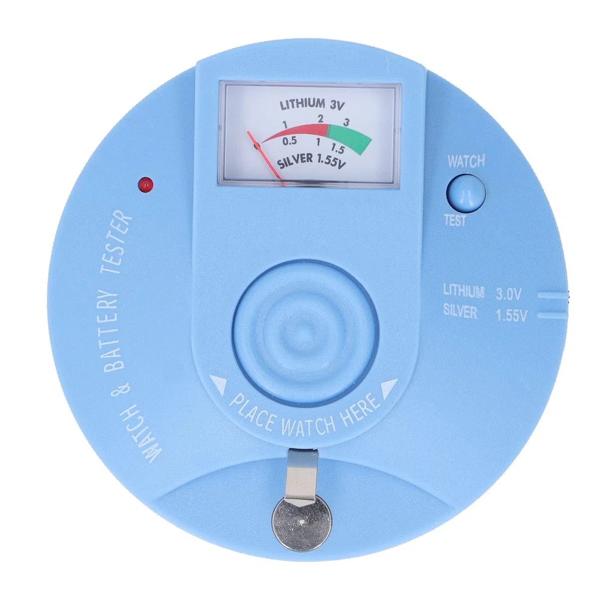 Mire el Probador de la Batería de la Celda del Botón del Reloj y el Analizador de la Batería para la Batería del Botón de 1.55V y 3V
