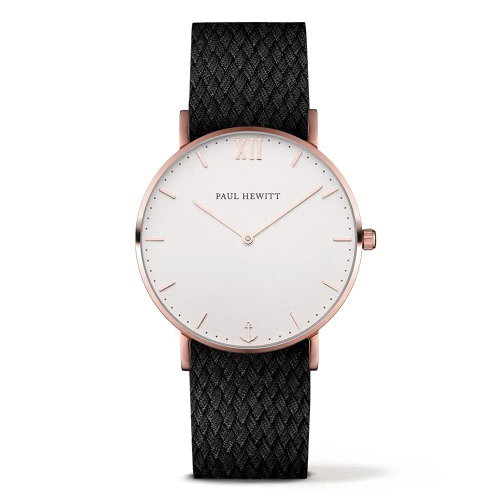 Paul Hewitt Reloj Unisex Analogico Cuarzo con Correa de Nylon PH-SA-R-ST-W-21M