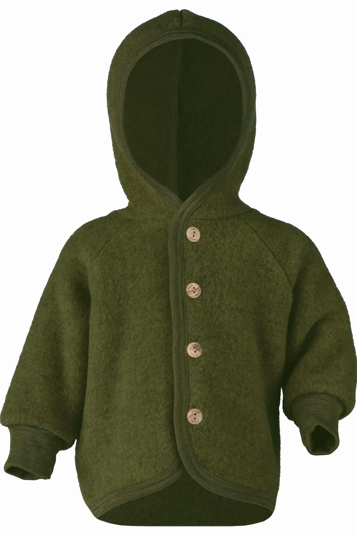 Engel Chaqueta de bebé con capucha de forro polar (caña Melange, 86-92), Mezcla de cañas, 86-92
