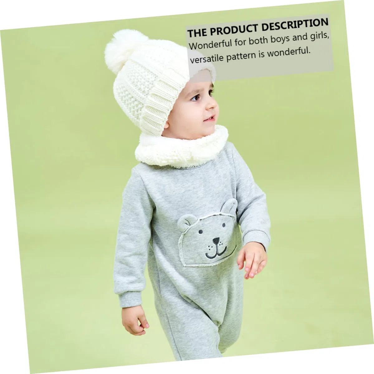 GALPADA 3juegos Gorro Infantil De Punto Bufanda Sombrero De Invierno para Diseño Adorable y Material para Mantener Abrigados Fríos