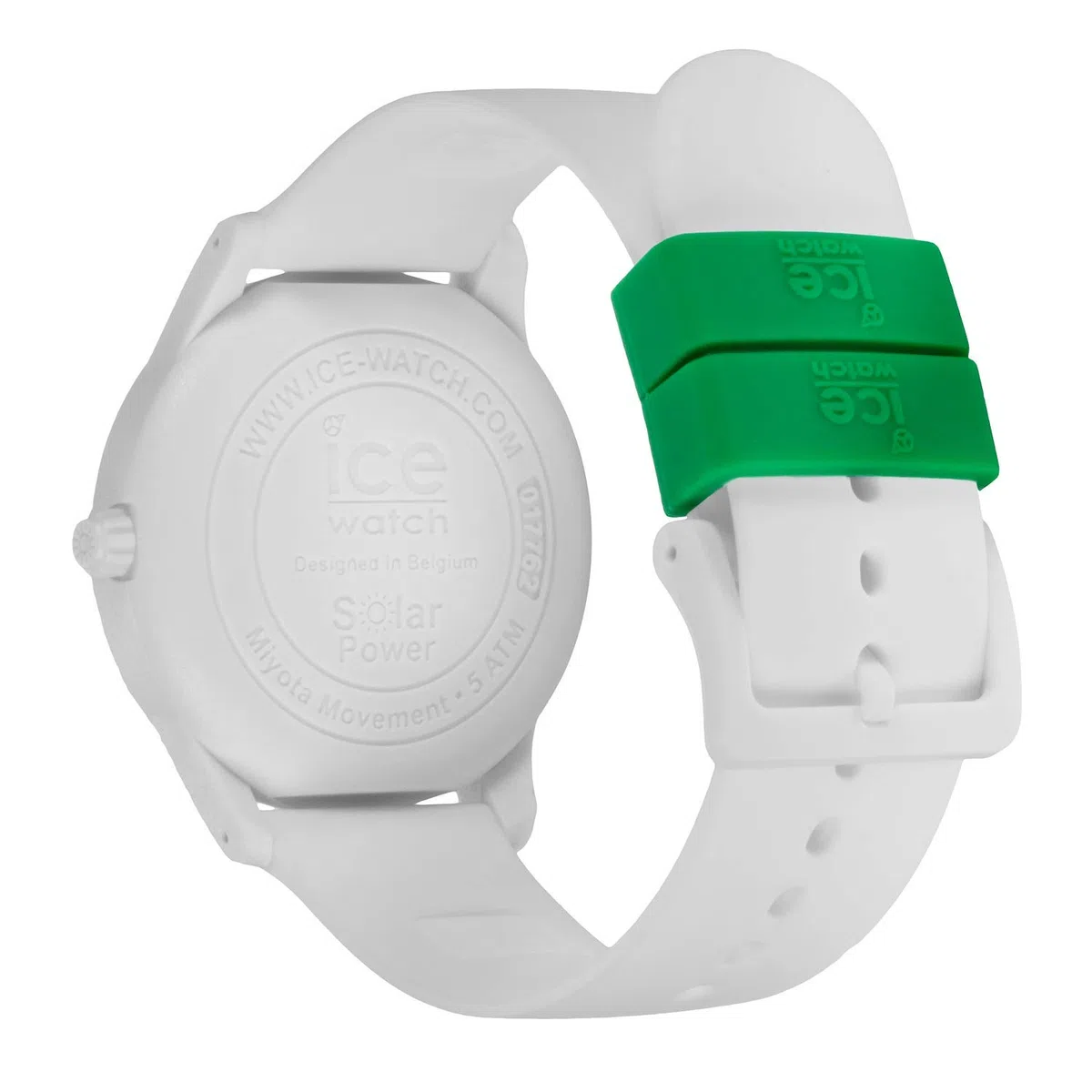 Ice-Watch - ICE solar power Nature - Reloj blanco para Mujer con Correa de Silicona