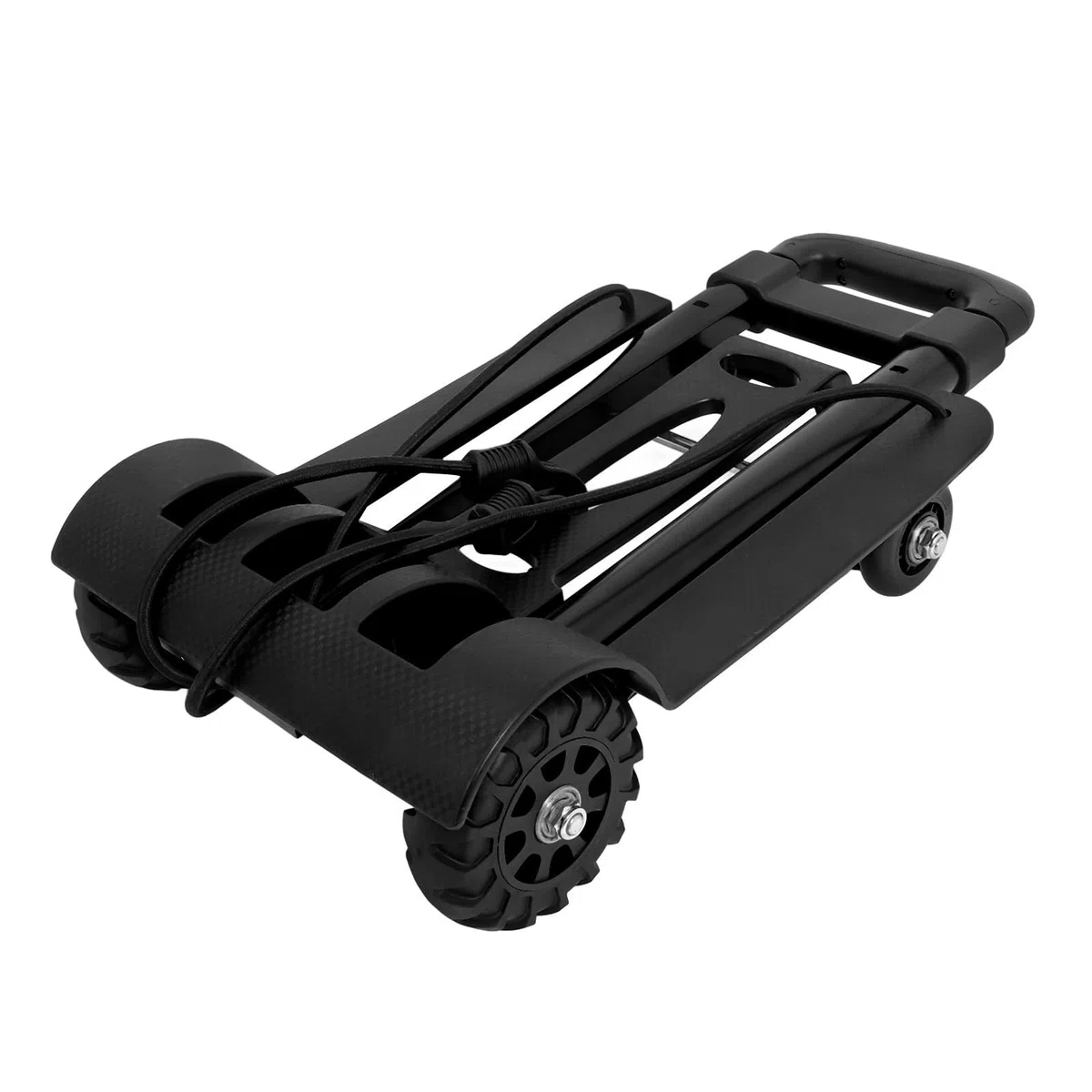 Carrito Fuerte Capacidad de Carga de Aleación de Aluminio Portátil Plegable y Ruedas para Compras y Viajes