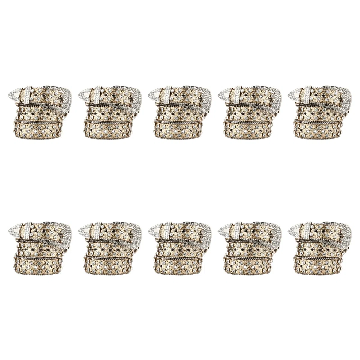 Cinturón de piel sintética con diamantes de imitación brillantes recortados con cintura ancha de 105 cm, para cinturón formal, casual, accesorio de fiesta