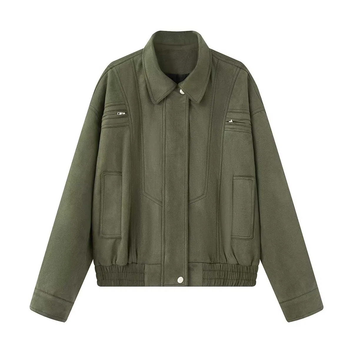Generisch Gabardina elegante y cálida para mujer, abrigo de entretiempo, chaqueta de invierno de manga larga, para otoño e invierno