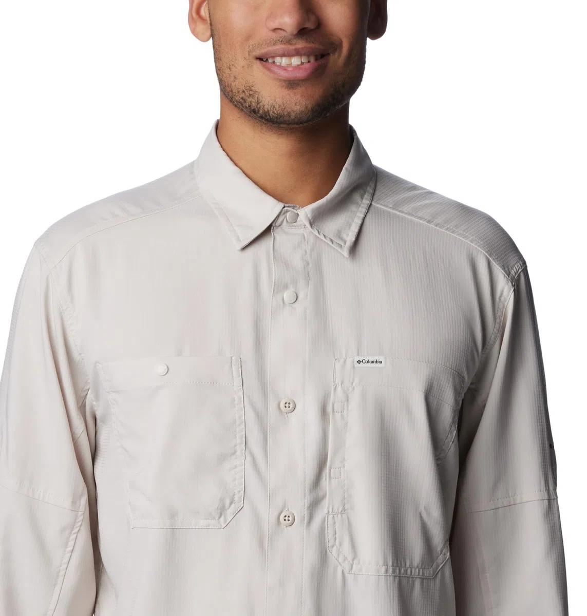 Columbia Silver Ridge Utility Lite - Camiseta de Manga Larga Camisa de Senderismo. Hombre