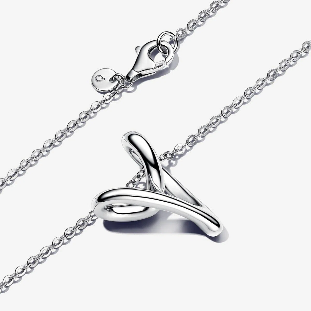 Pandora Essence Collar de plata de ley con colgante en forma de corazón, 70 cm70
