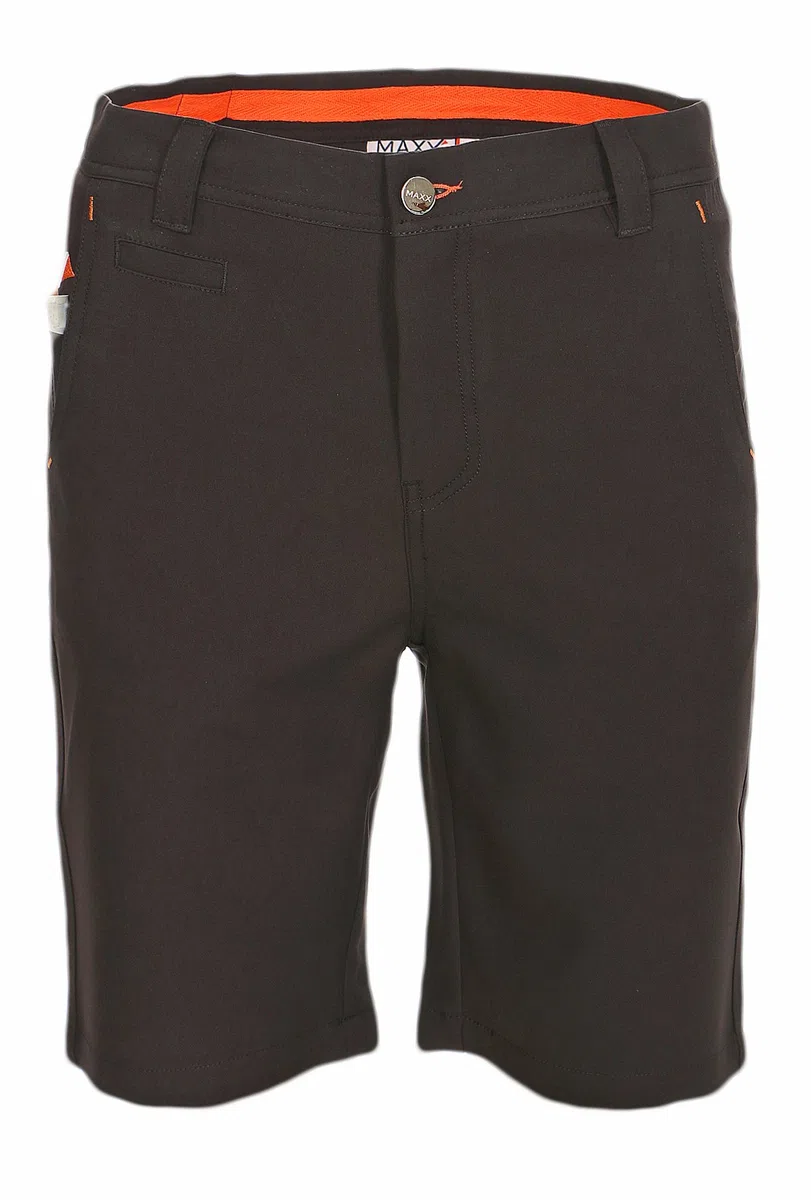 Maxx - Bermudas de golf para niño con cintura ajustable, Negro , 176