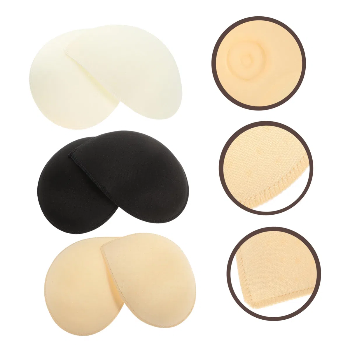 SHERCHPRY Almohadillas Para Sujetador Deportivo Almohadillas Para Sujetador Inserciones Sujetador Con Relleno Inserciones Adhesivas Para Sujetador Snowy Inserciones Push Up Para Sujetador