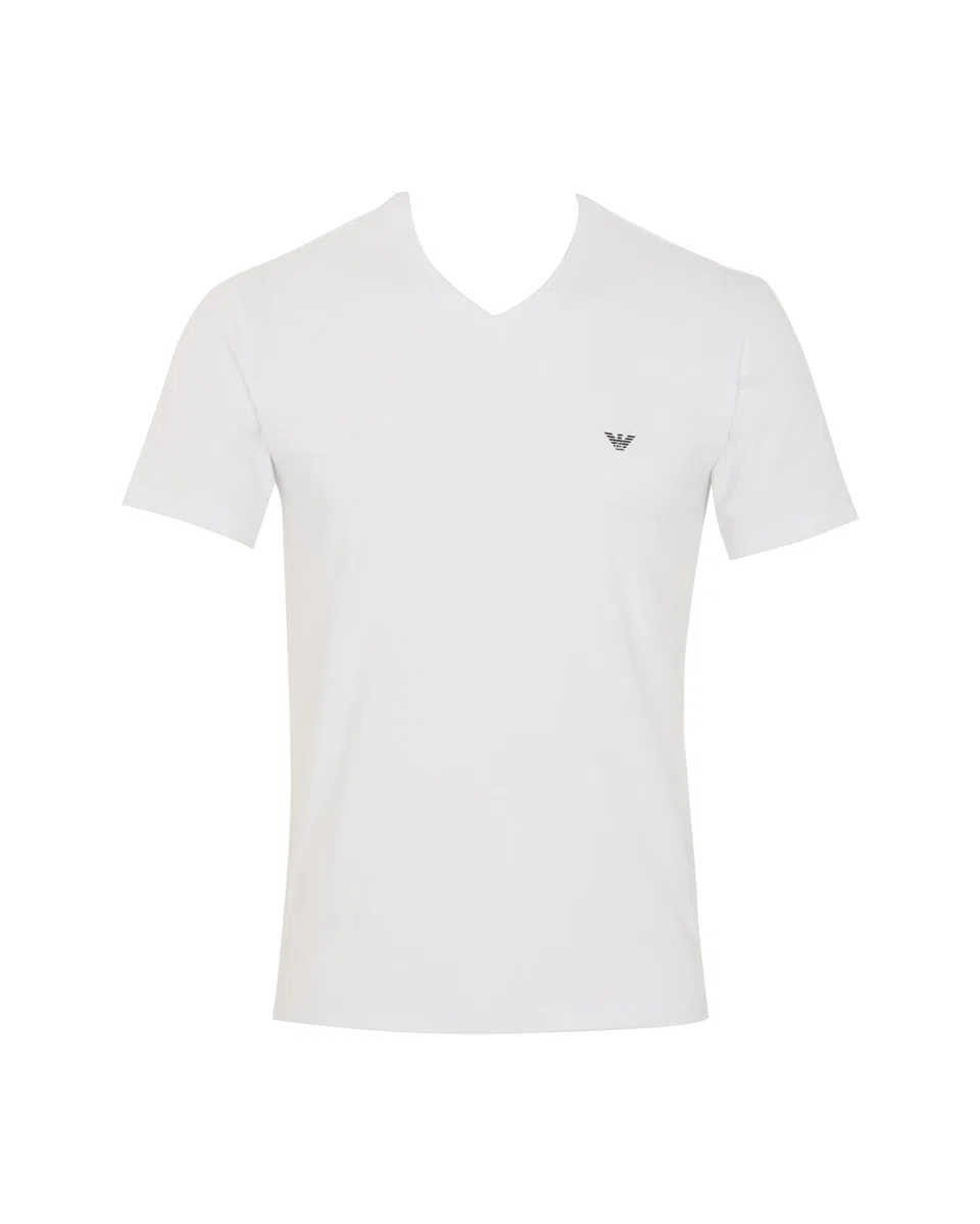 Emporio Armani Essential Cotton T-Shirt Camiseta con Cuello en V Hombre (Pack de 1)