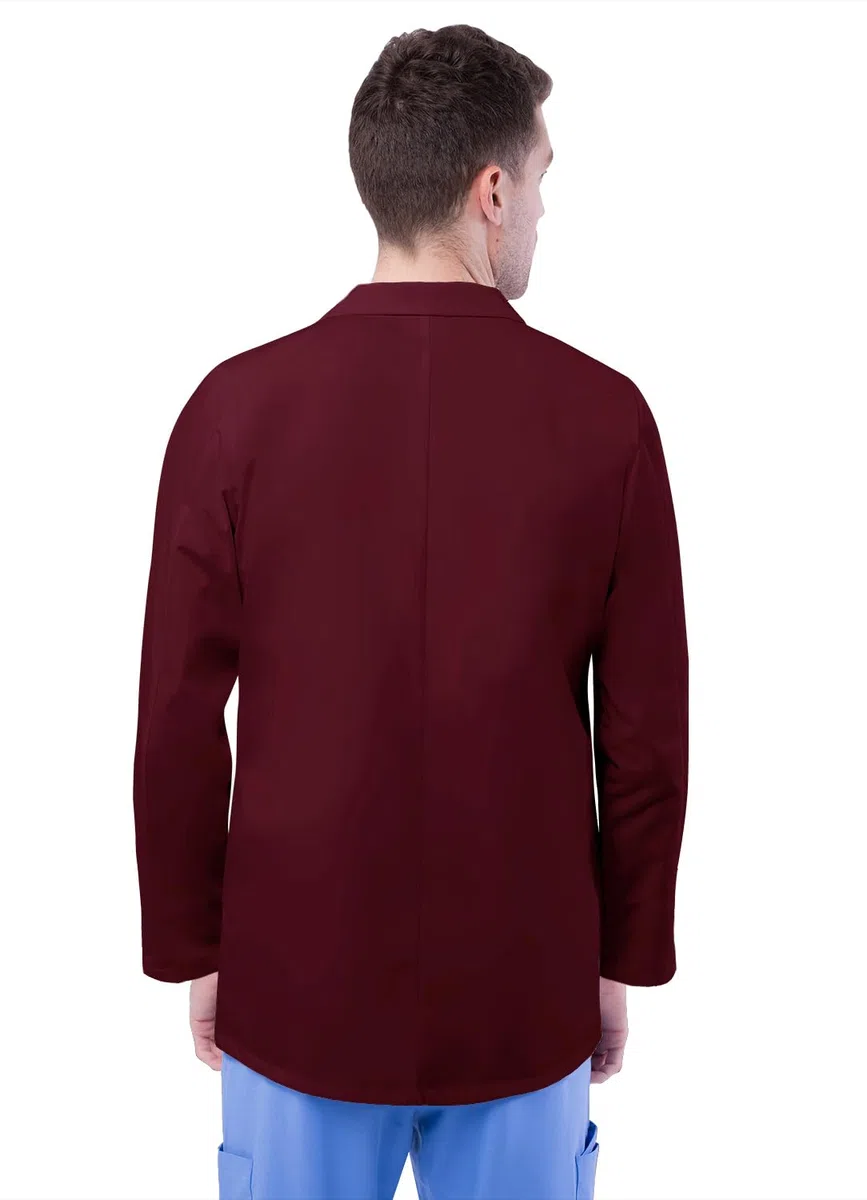 Adar Batas de laboratorio para hombre - Bata de laboratorio clásica de 79 cm
