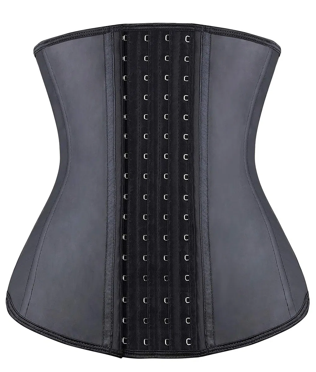 YIANNA Fajas Reductoras Mujer con 4 Ganchos Latex Corset Reductor Waist Trainer Colombianas Abdomen