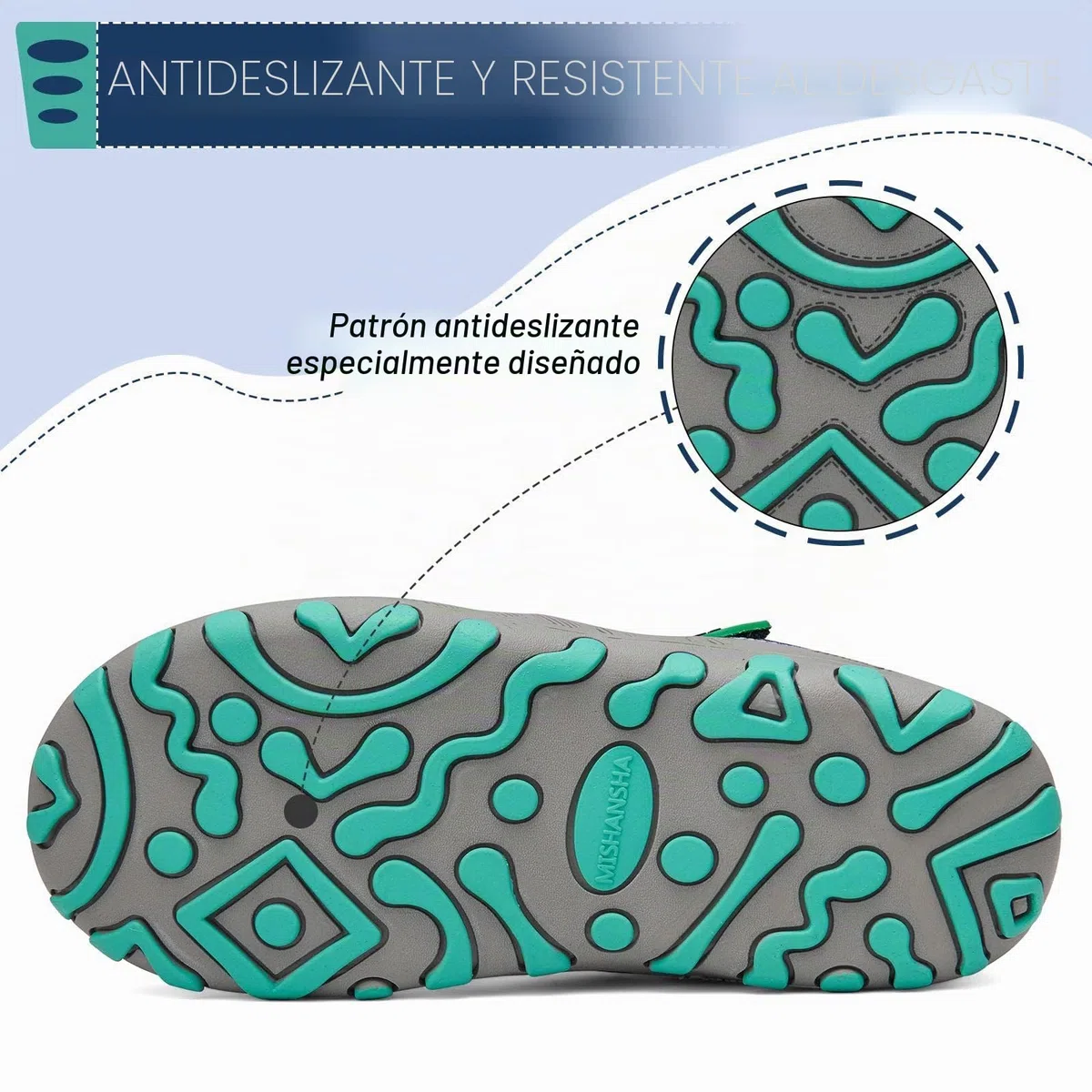 Mishansha Botas de Nieve Niño Botas Antideslizantes, Azuloscuro 36 | Forro cálido, cierre de autollenado, puntera reforzada, suela con dibujo, colegio, paseos, nieve