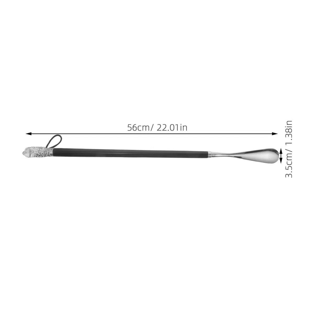 SUPVOX Calzador de Metal Ergonómico 56 Cm Mango Largo y Cabeza de Animal, Ayudante de Calzado para Personas Mayores y Embarazadas, Herramienta para Botas y Zapatos, Portátil Agacharse