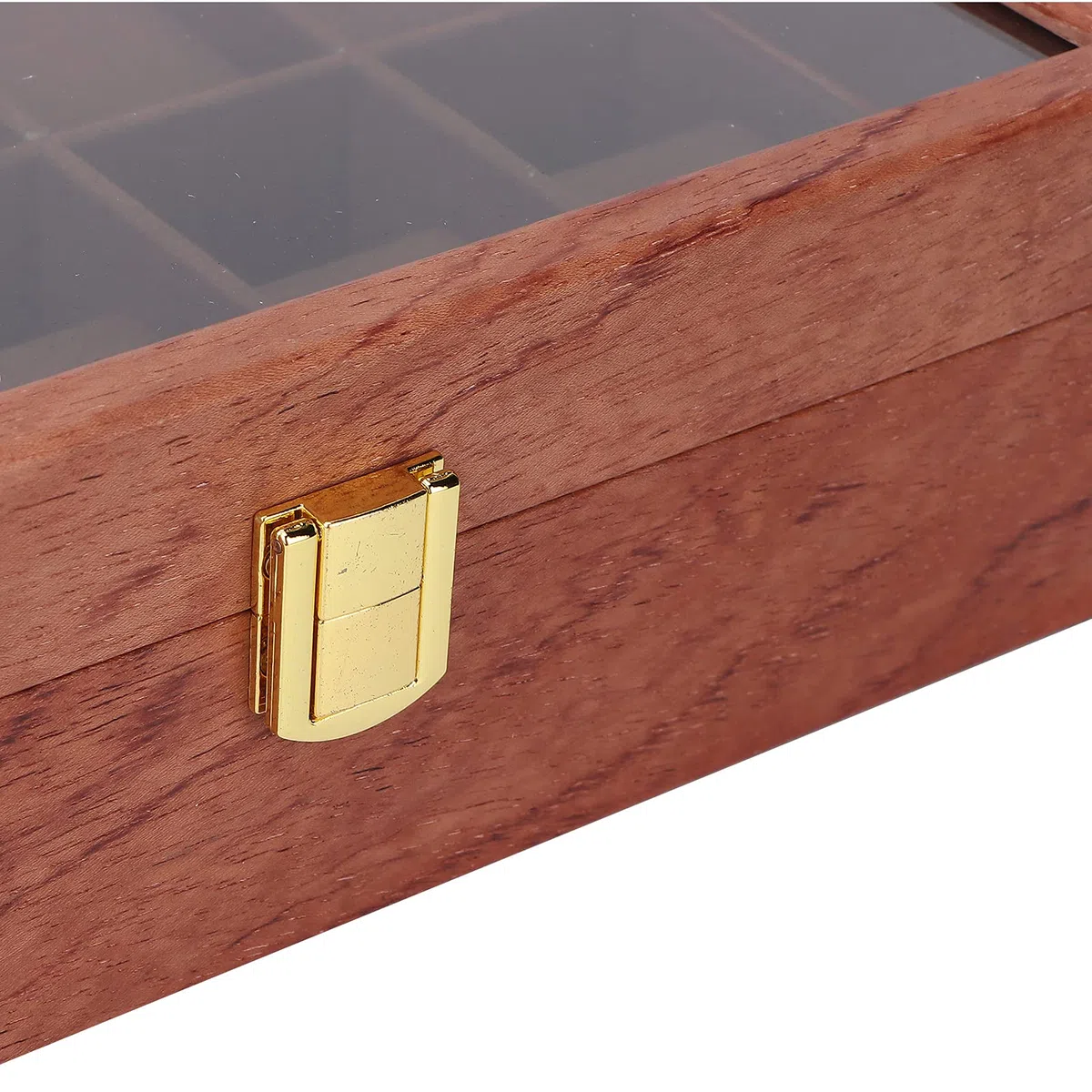 Caja de Almacenamiento de Relojes, Vitrina de joyería de Madera, Caja de visualización de Relojes, Caja de Reloj para Viajes de Negocios, Hotel, hogar, Oficina