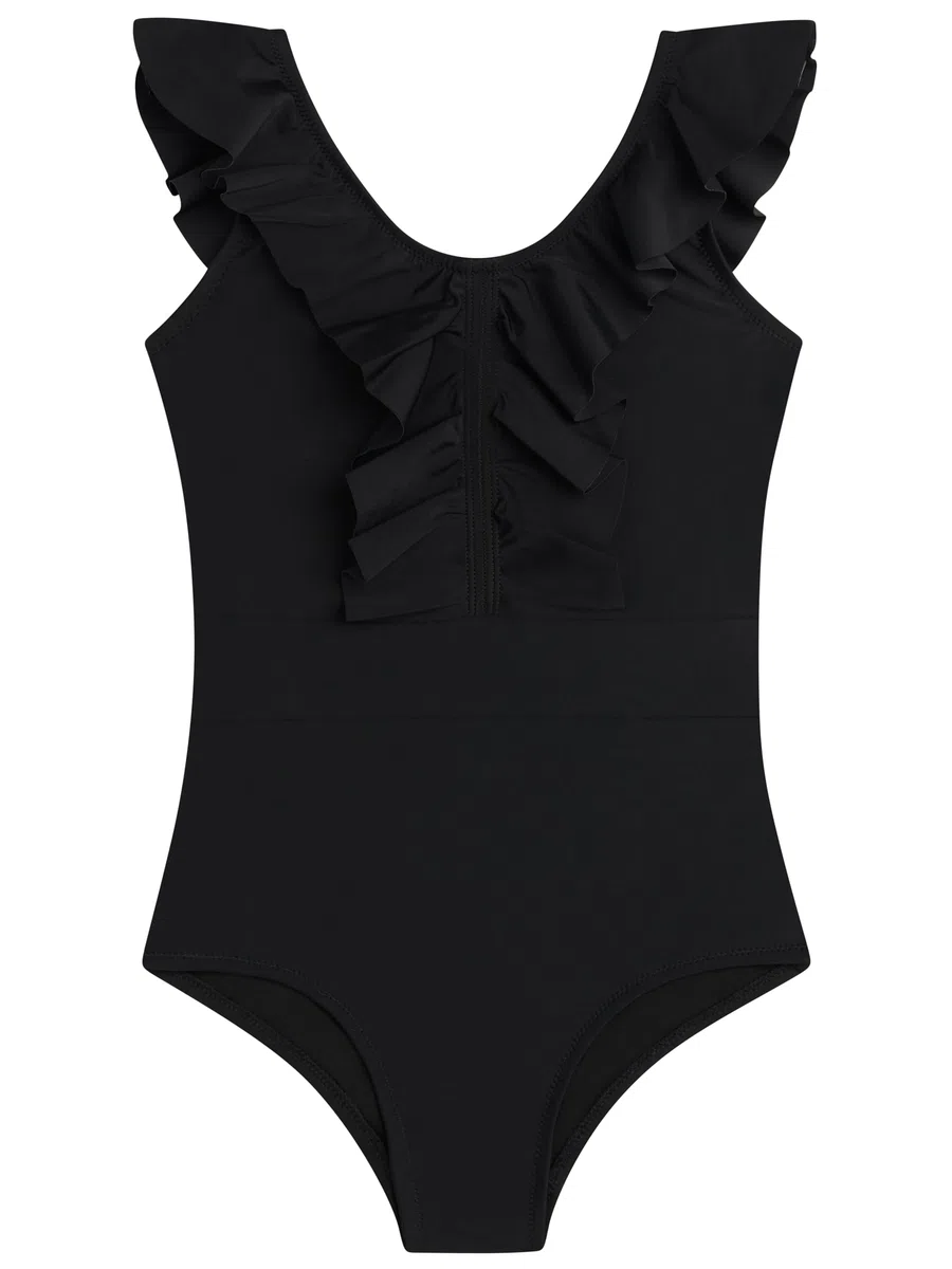 Kanu Surf Gianna Beach Sport Ruffle One Piece Swimsuit Traje de baño de una Sola Pieza Niñas (Pack de 1)