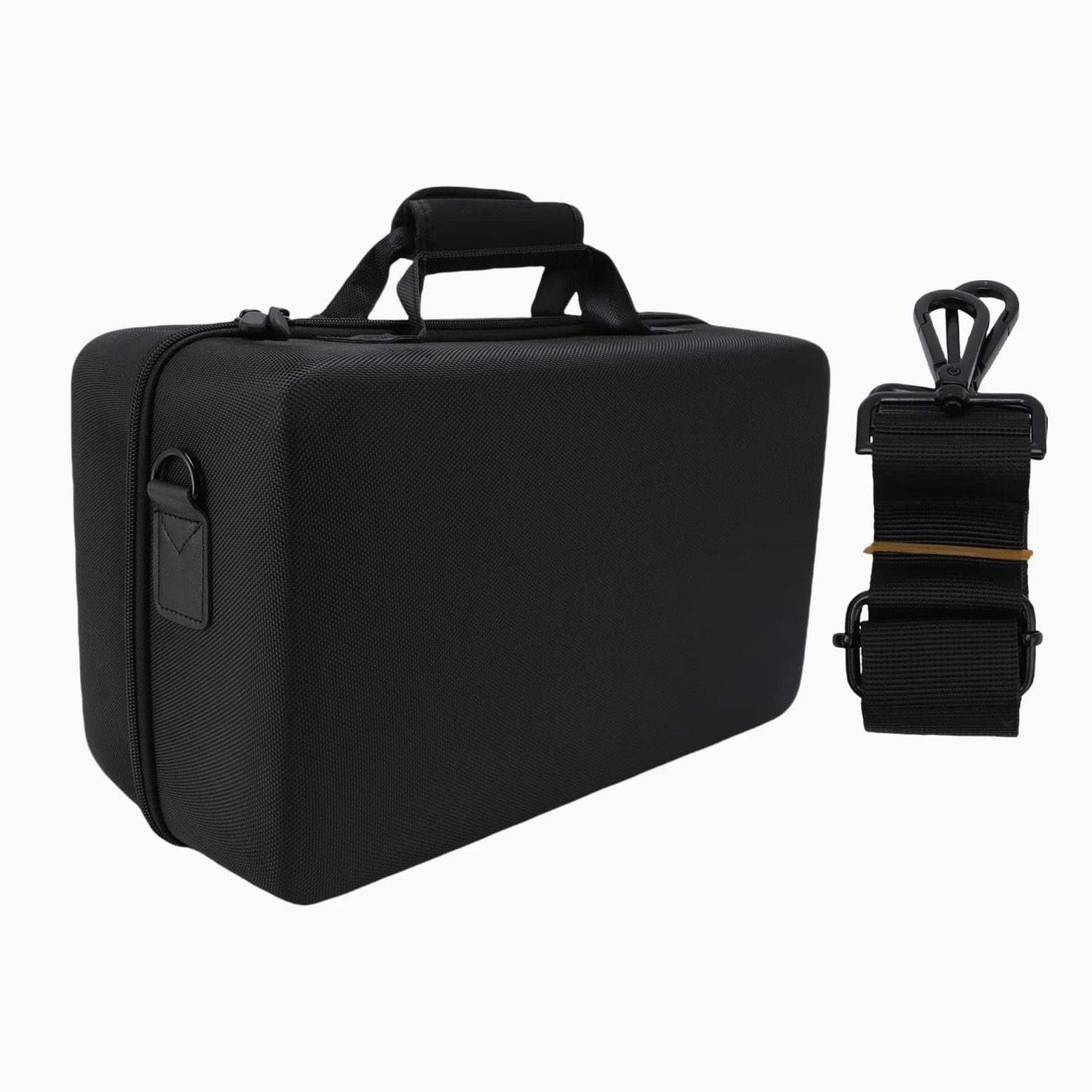 Slim Home Game Console Bolsa Protectora de Viaje Gran Capacidad Antideslizante para Controlador Base Vertical Interior/Exterior Nylon y EVA (Black)