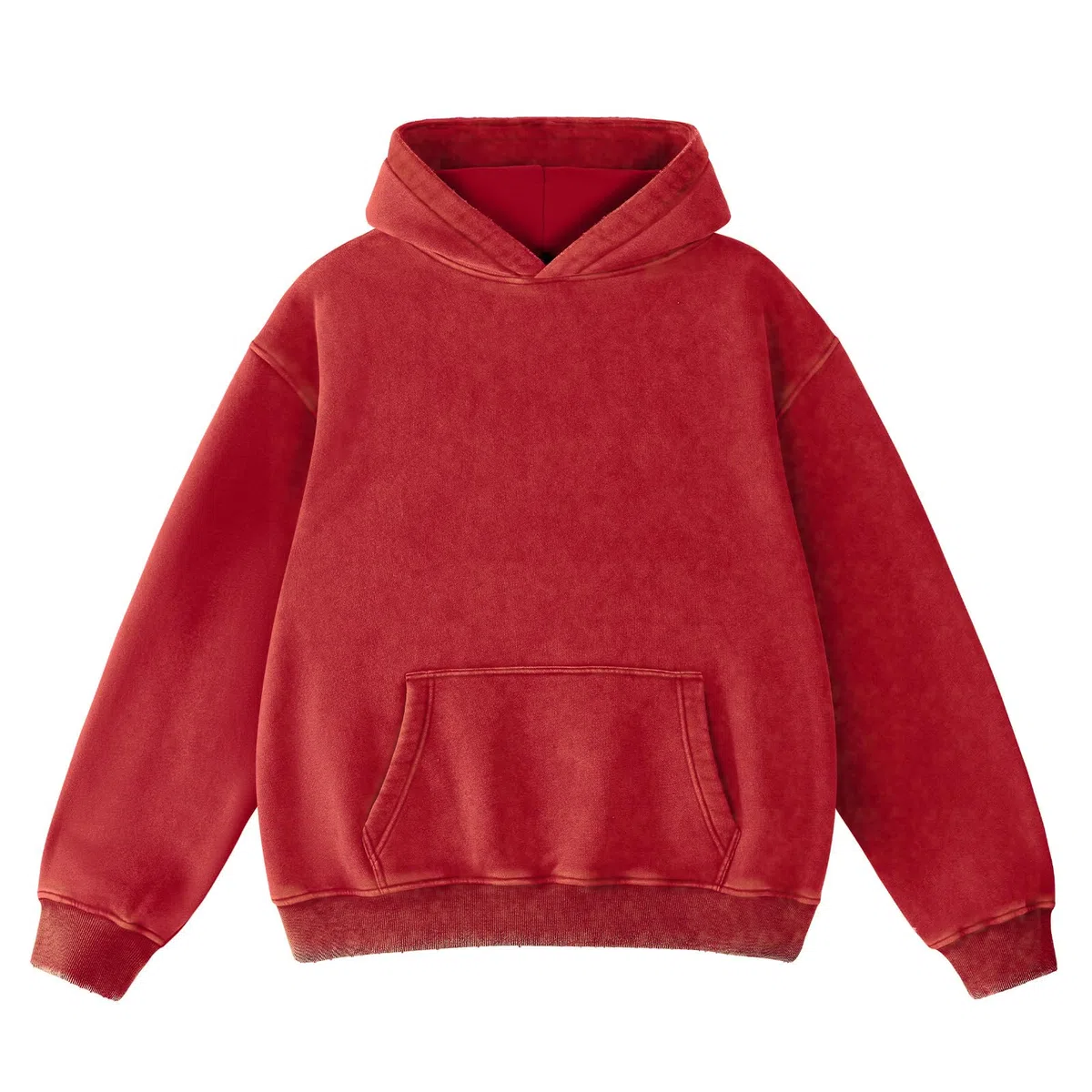 FAIABLE Sudadera con capucha para hombre, de gran tamaño, de felpa, con capucha, retro, pesada, para hombres, parejas, invierno