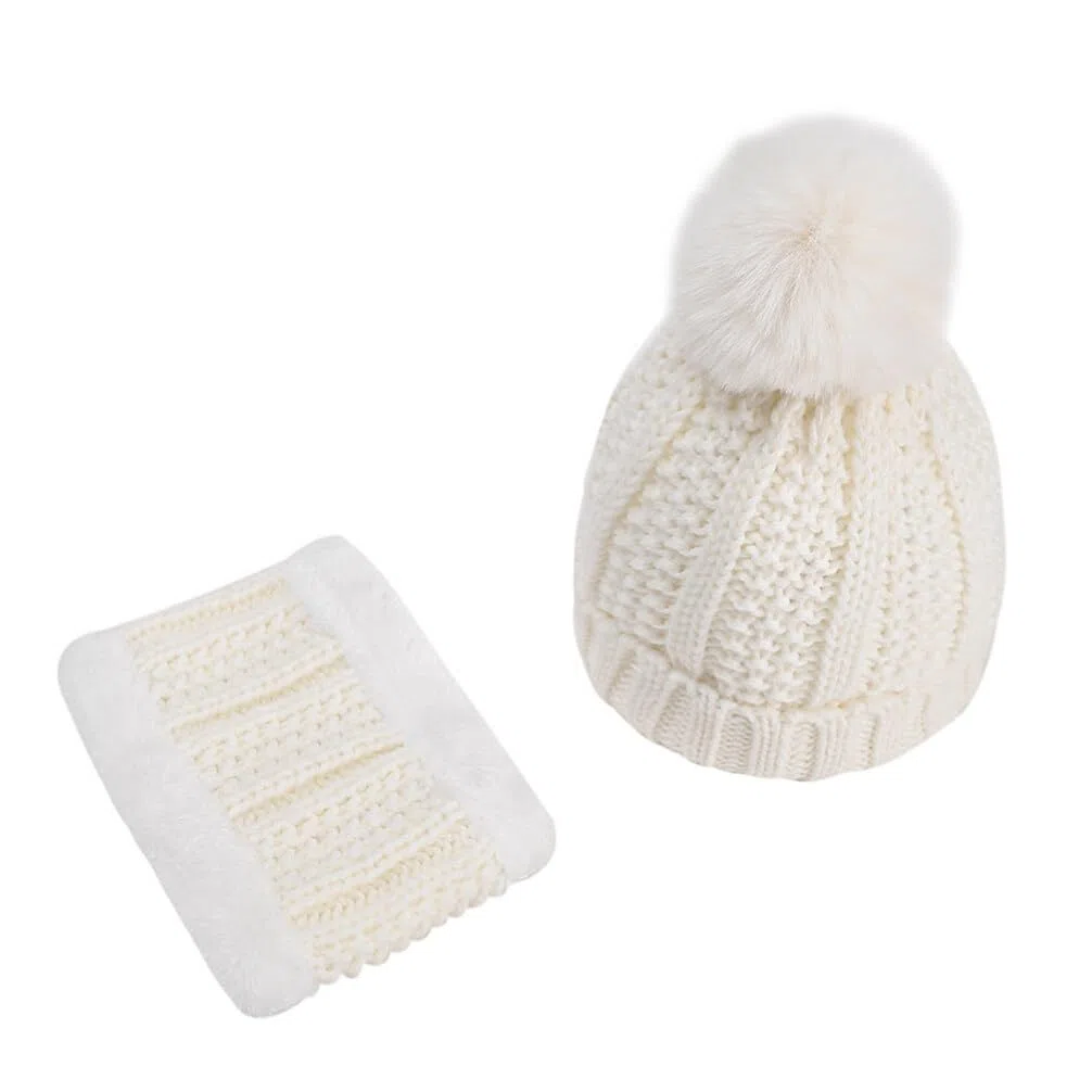 GALPADA 3juegos Gorro Infantil De Punto Bufanda Sombrero De Invierno para Diseño Adorable y Material para Mantener Abrigados Fríos