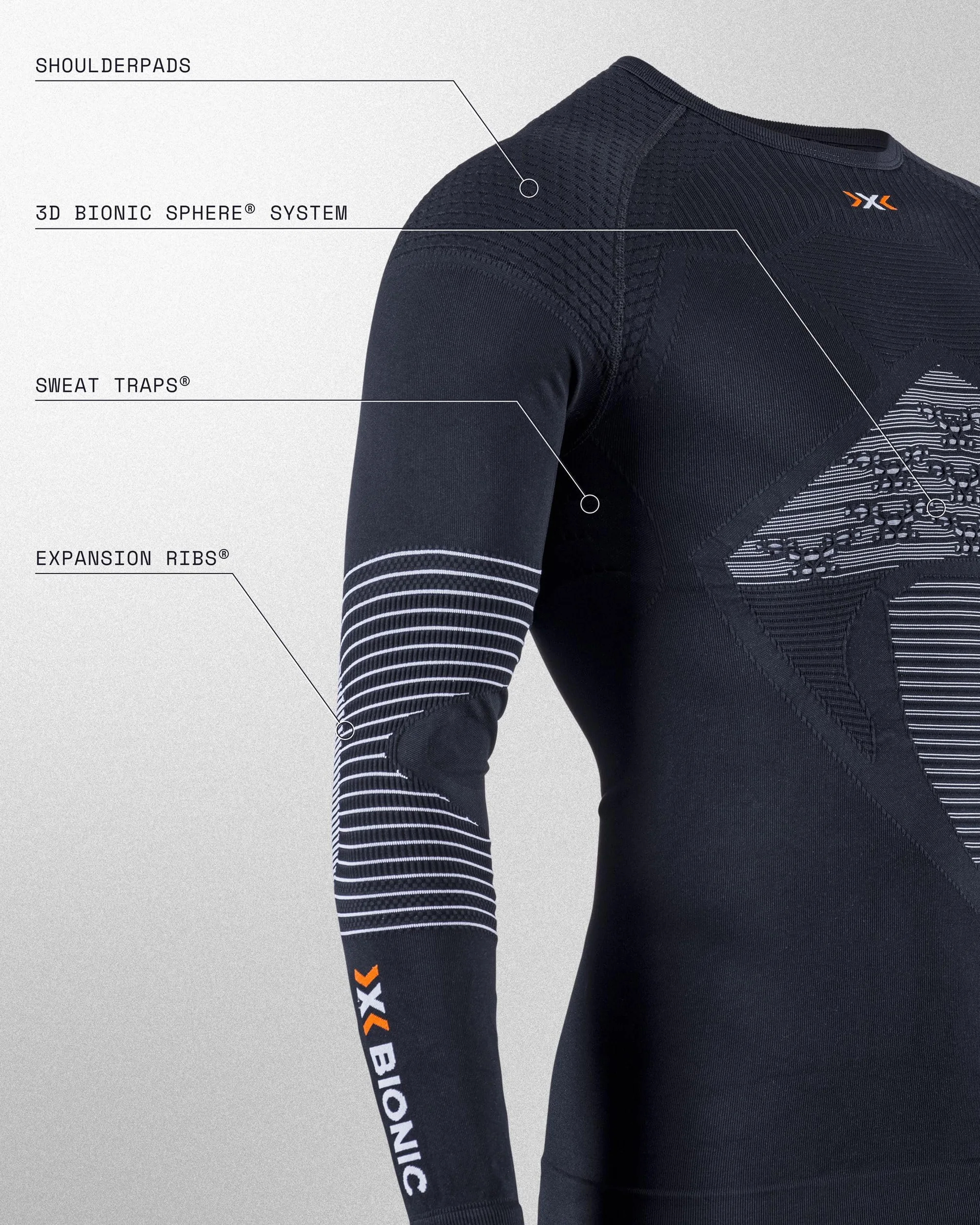 X-Bionic Energizer 4.0 Shirt LG SL Men Camiseta Hombre (Pack de 1)
