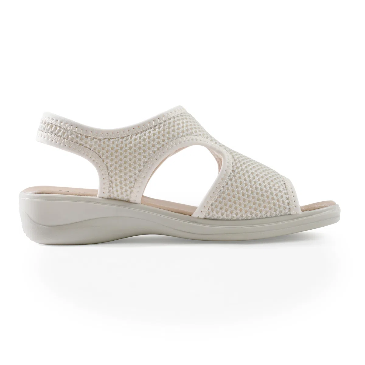 Sandalias de mujer confort ortopédicas con ajustable ideal para personas mayores Empeine malla transpirable cuña 4,5 cm suela amortiguada antideslizante ideal pies sensibles verano