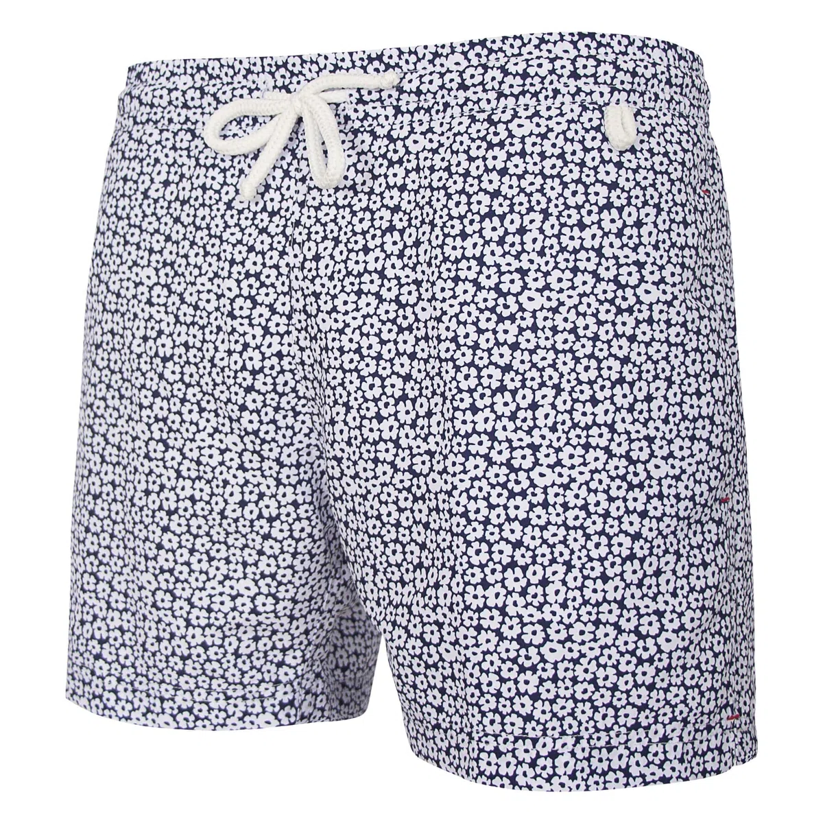 Bañador para Hombre Natación, Diseño de Flores, Color Azul y Blanco - Montauk 800, Azul, XXL