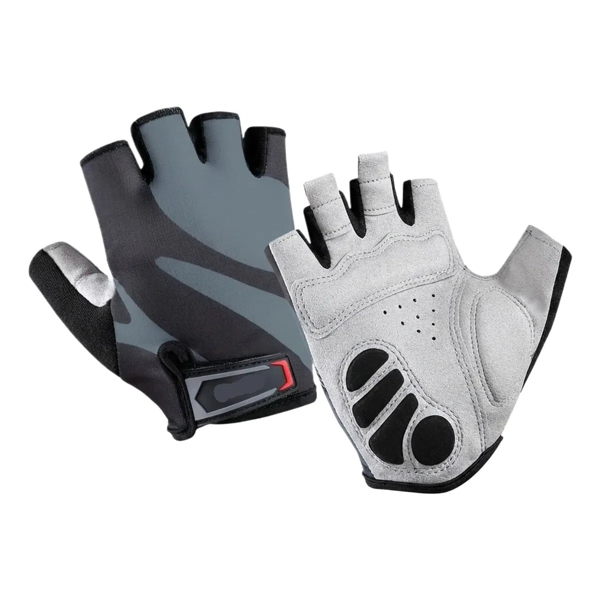Genérico Guantes de Ciclismo a Prueba Golpes Medio Dedo Unisex for montaña