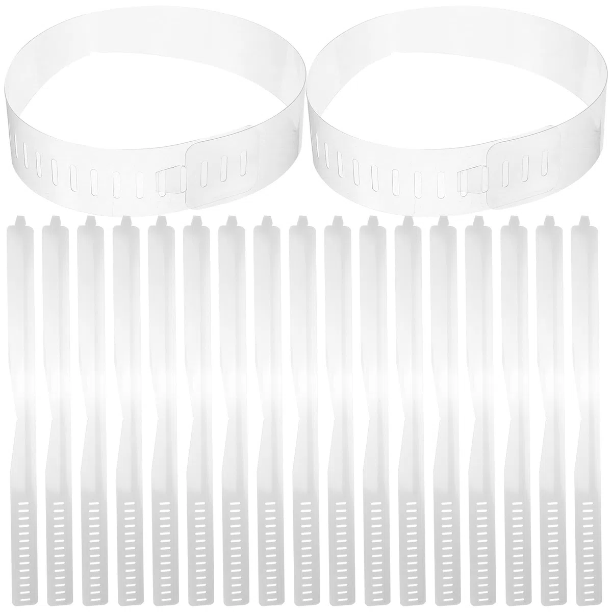 100 piezas Unidades Soportes de Cuello Plástico para Camisas Vestir Refuerzos Transparentes PVC para Forma y Evitar Deformación Cuellos de Camisas