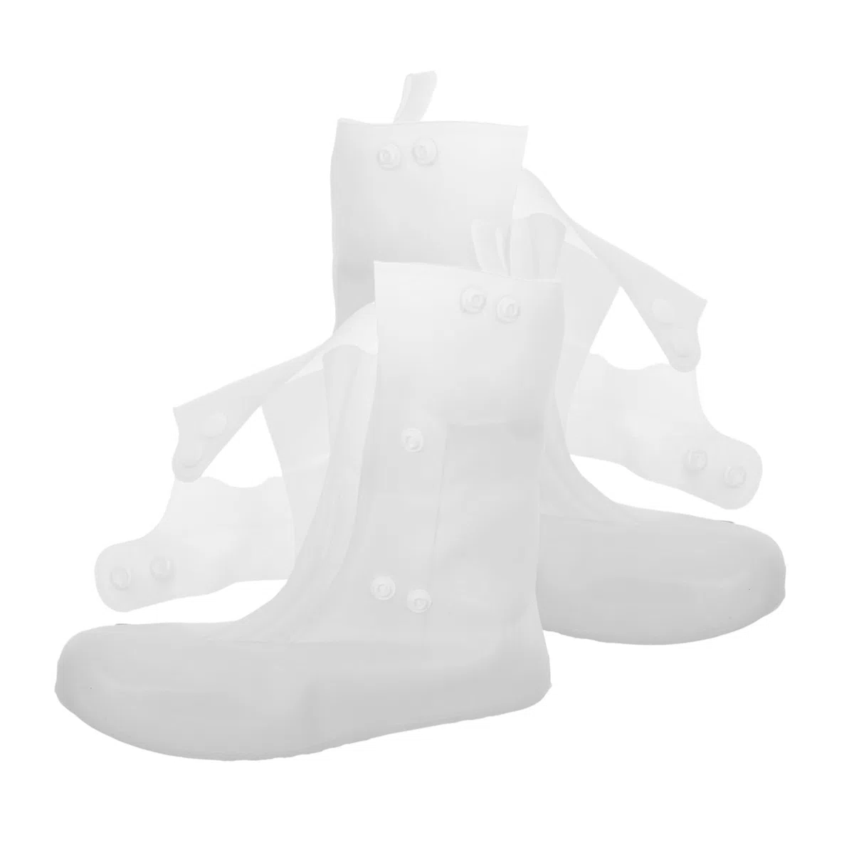 UPKOCH 2 Pares Fundas Impermeables Reutilizables para Zapatos Antideslizantes Cubrezapatos de Silicona Gruesa para Lluvia Talla Protección Resistente para Actividades al Aire y Viaje