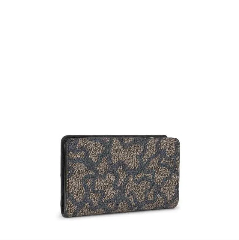 Tous Cartera Negra, para Mujer, Medidas 10 x 14,5 x 3 cm, Colección Kaos Icon