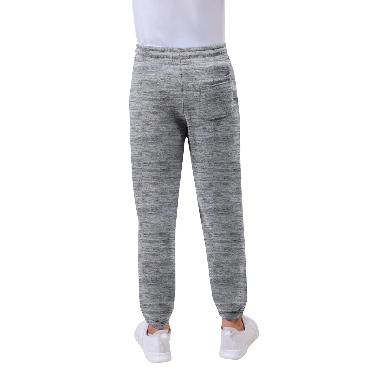 Ultra Game Boys Soft Poly Fleece Jogger Sweatpant Pantalones de chándal Extra Suaves de poliéster Dri, Gris Jaspeado, 18-20 para Niños