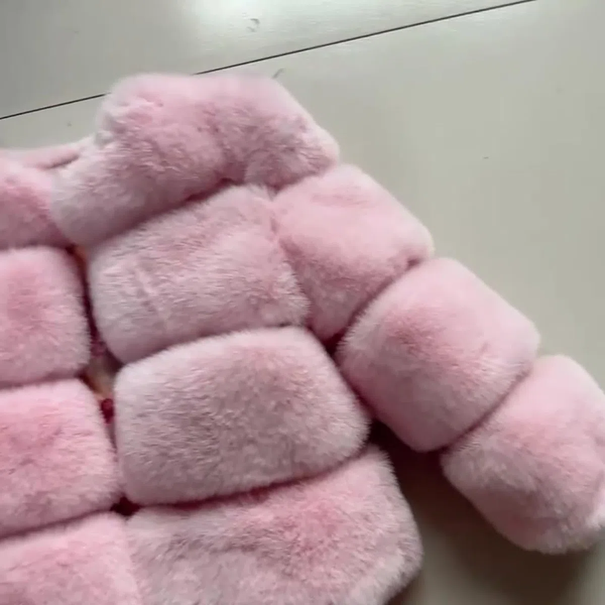 Generisch Ropa de niños Empalme Engrosada Abrigo de niño pequeño y grande Abrigo de niña y ropa de algodón caliente de invierno Suéter para niñas